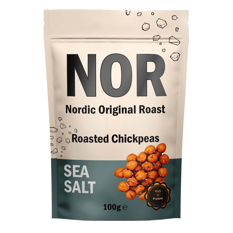 Ristede kikerter, Sea Salt-smak i pose fra NOR