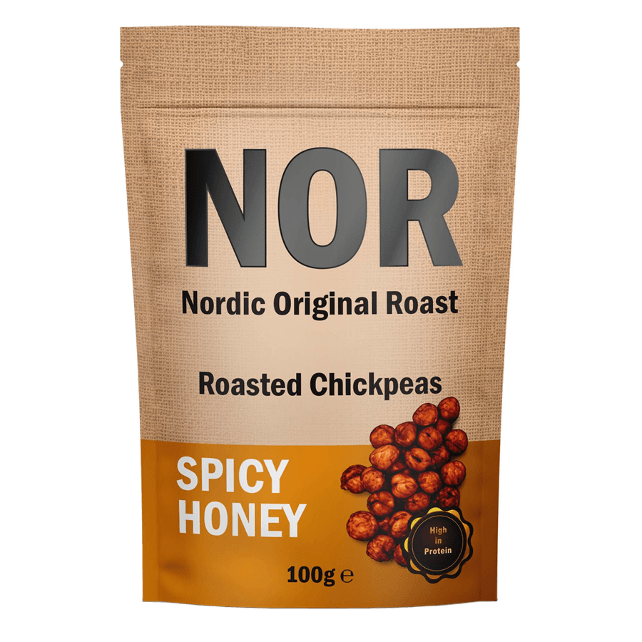 Ristede kikerter, Spicy Honey-smak i pose fra NOR